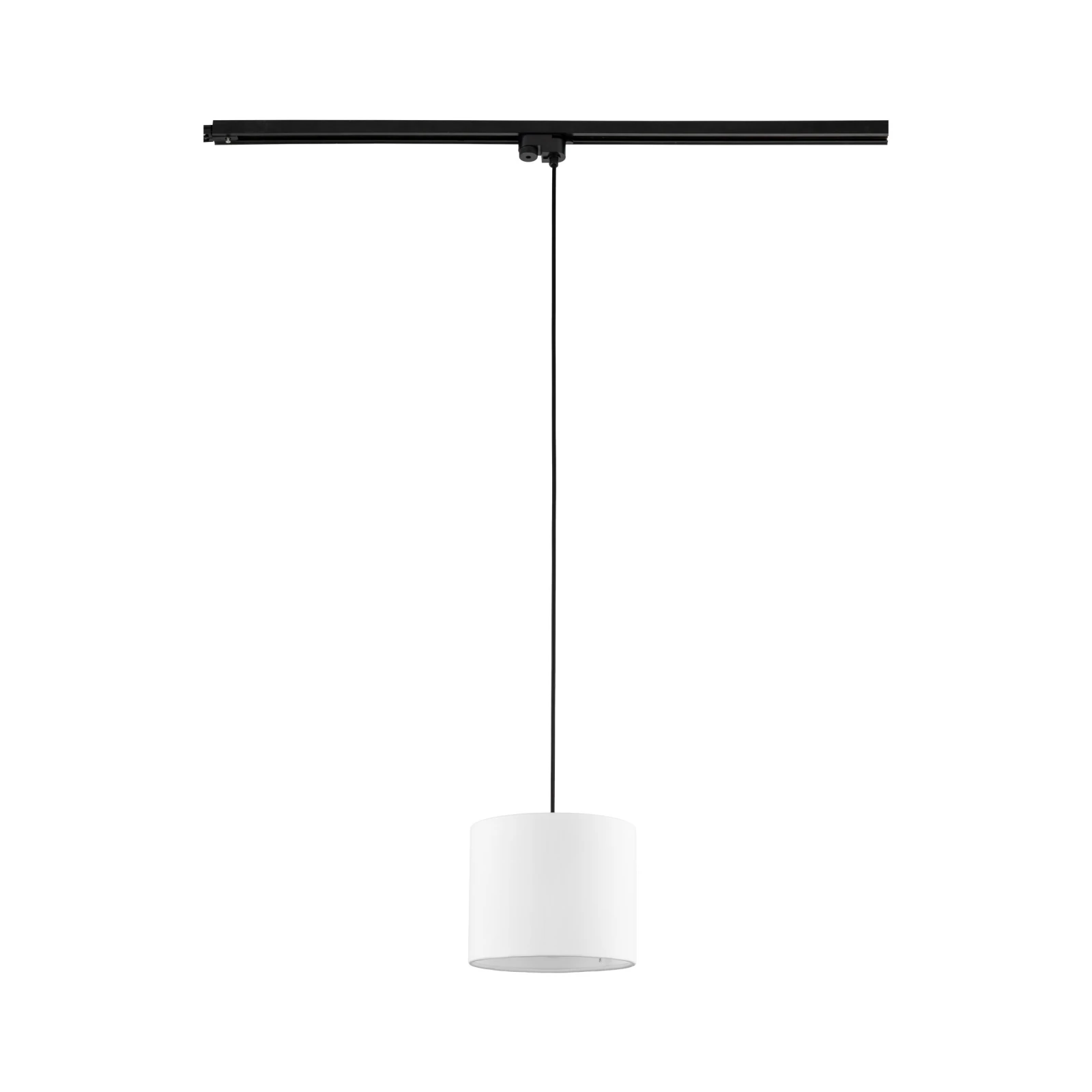 TRACER 20 cm bėginis šviestuvas, baltas ir juodas, E27