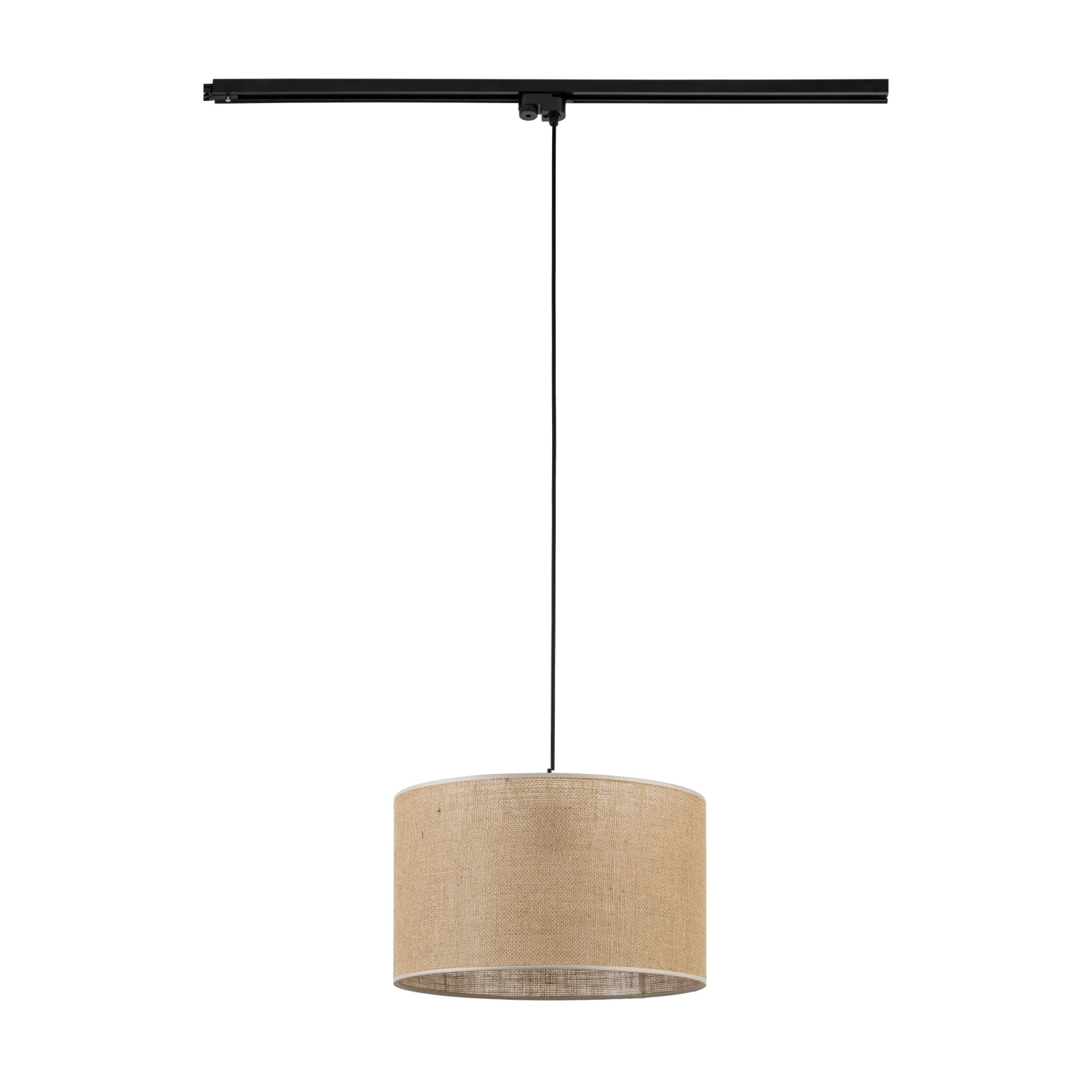 Track light 38 cm – shaded form, black and brown, E27