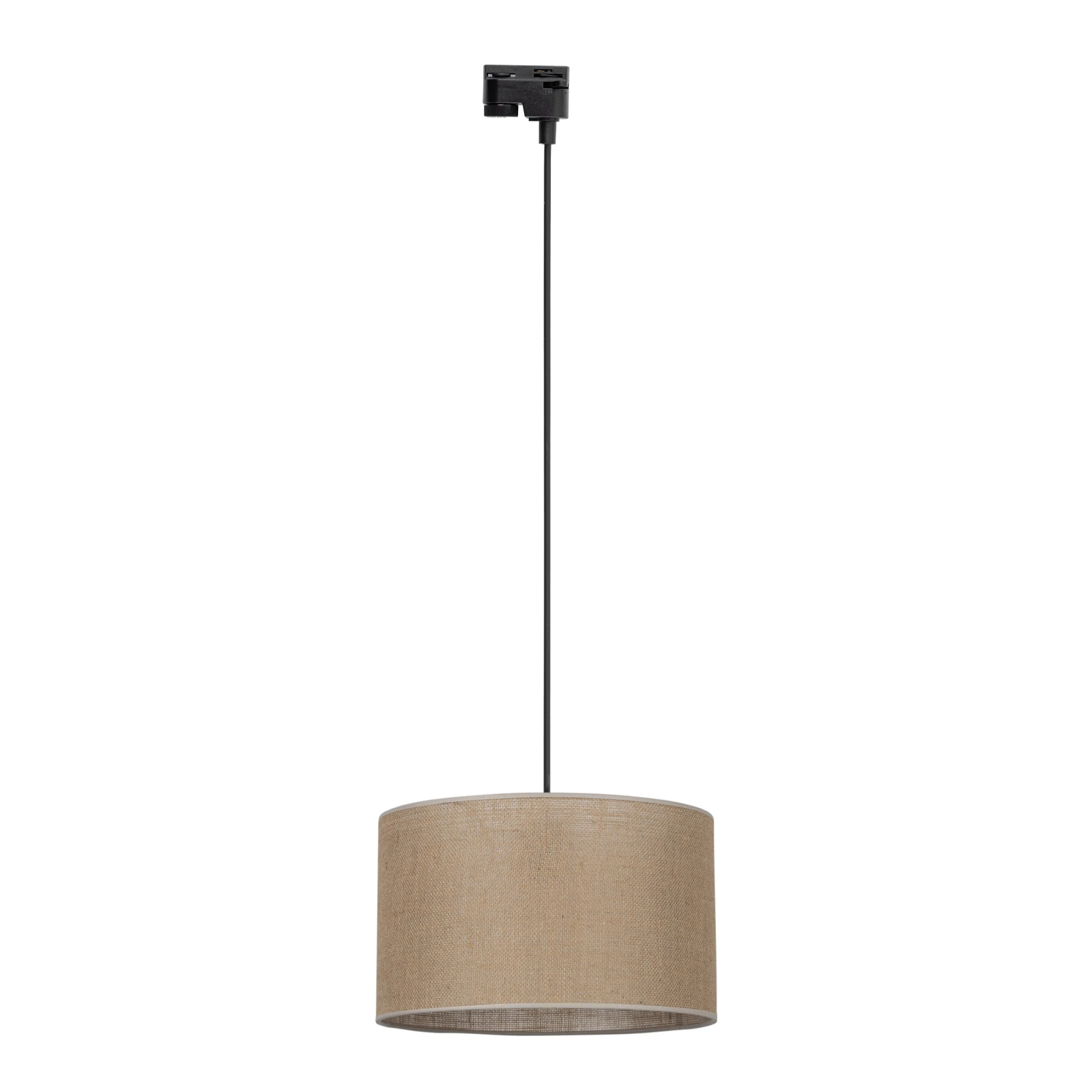 Track light 38 cm – shaded form, black and brown, E27