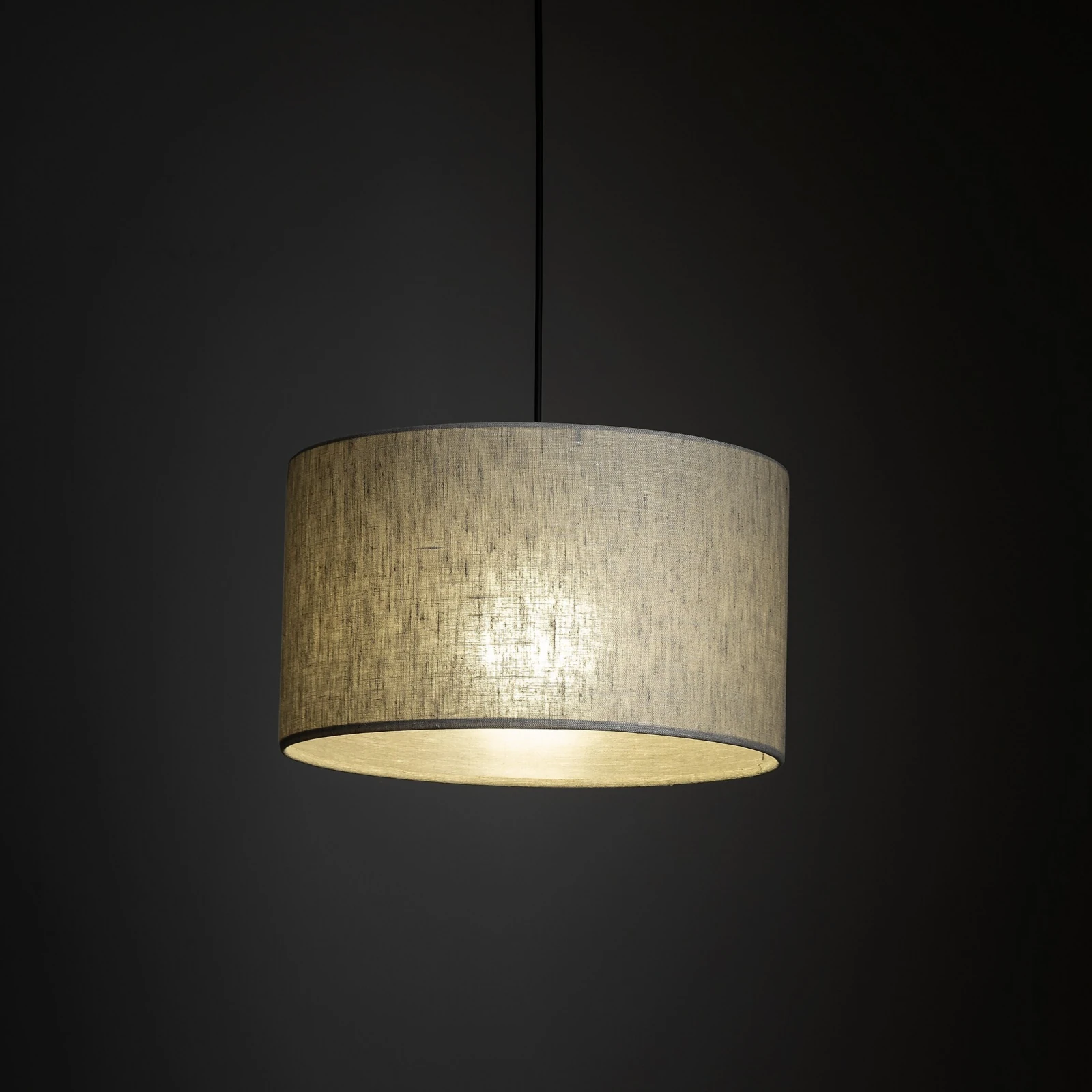 Bėginis šviestuvas TRACER LINEN 38 cm, juodas, E27