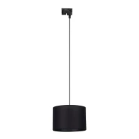 Bėginis šviestuvas TRACER 30 cm, juodas, E27, su lempute