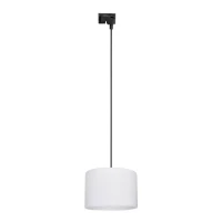 TRACER 30 cm bėginis šviestuvas, baltas ir juodas, E27 - Nuotrauka 1