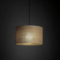 TRACER JUTA 38 cm track light – brown fabric, E27 - Image 2