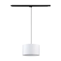 Track light 38 cm – round, black and white, E27 - Image 5