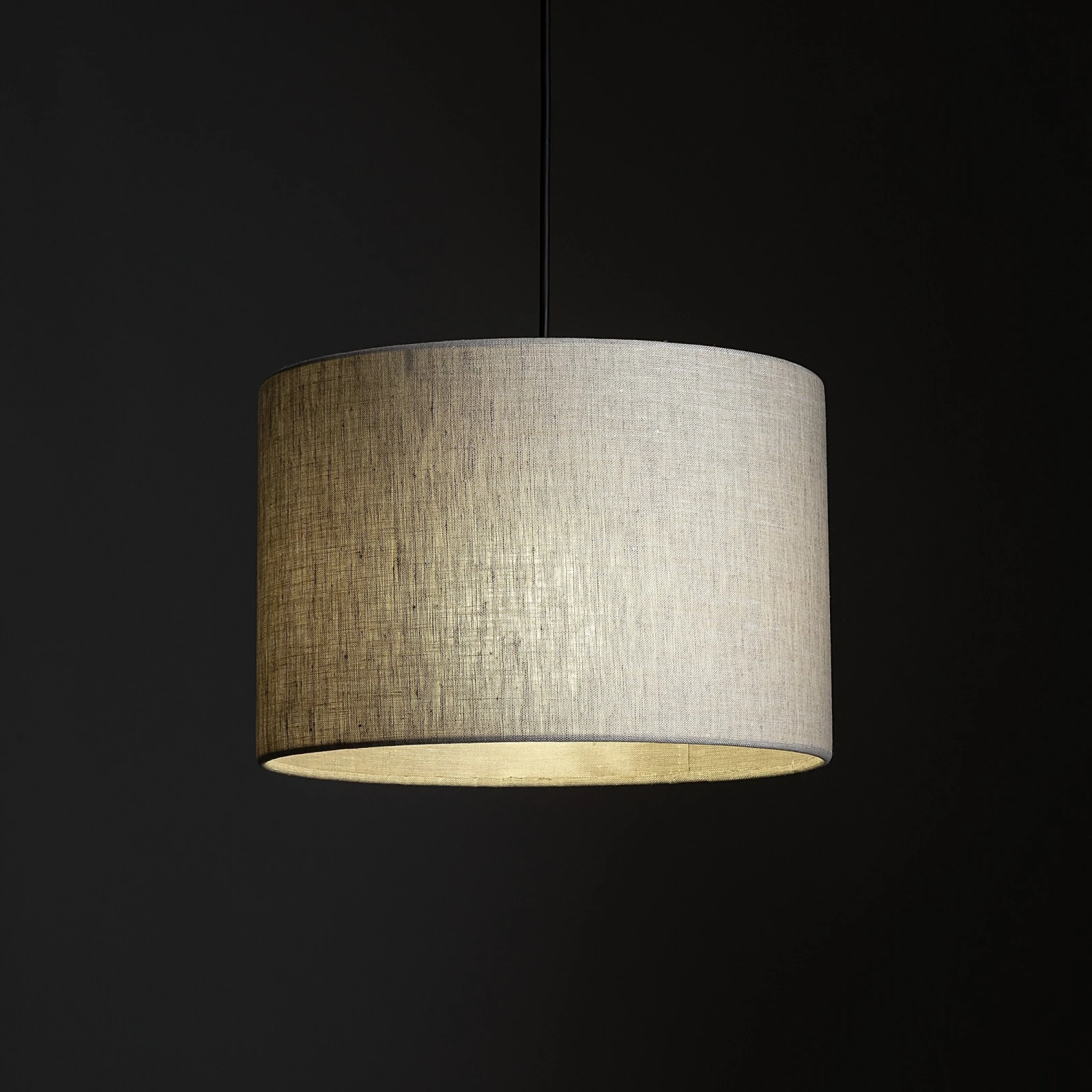 TRACER LINEN 30 cm bėginis šviestuvas, juodas, E27