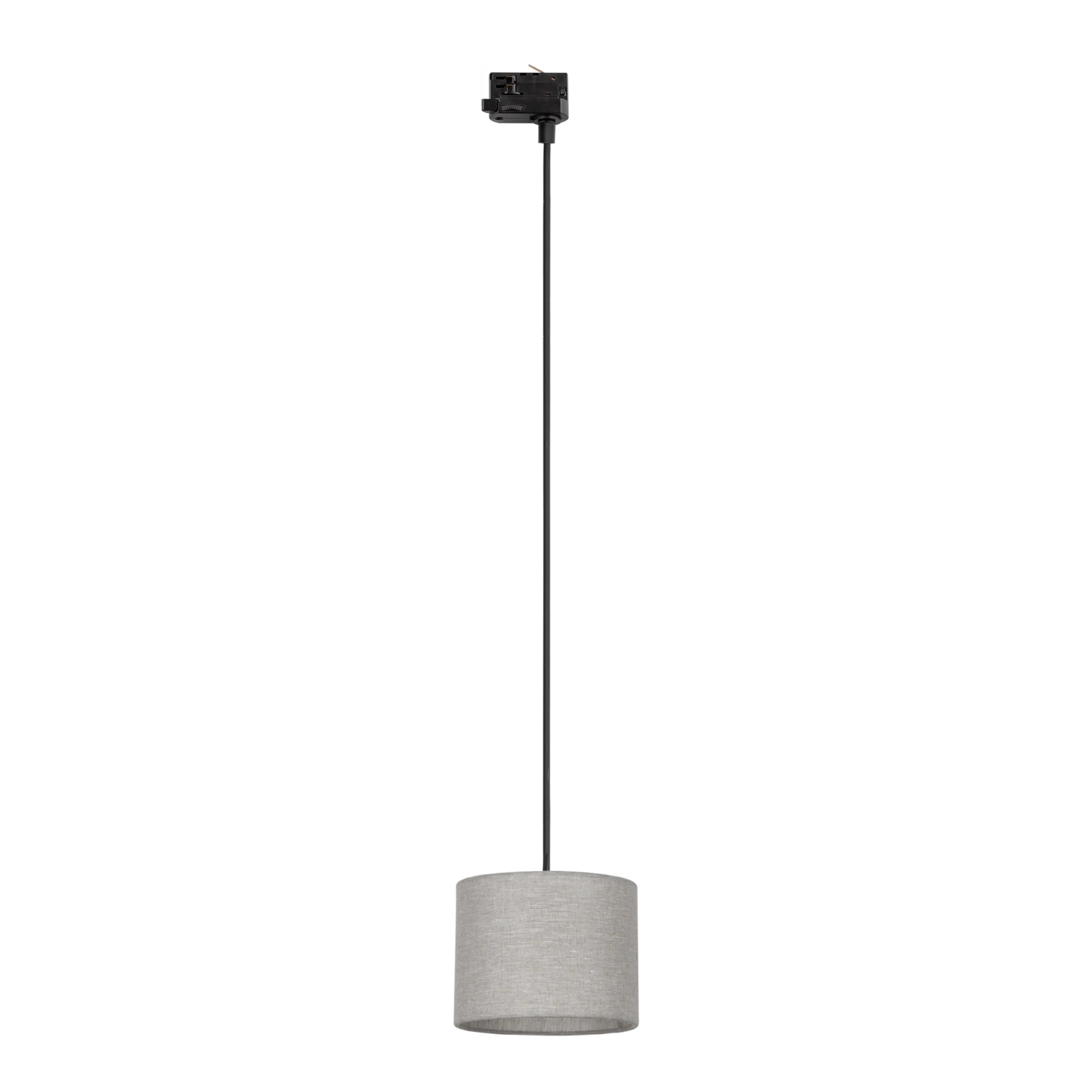 TRACER track light 20 cm, brown linen shade, switch