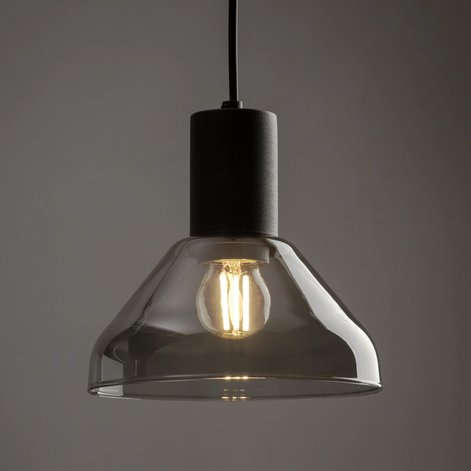 Track light 15 W – E27 holder, black, movable point