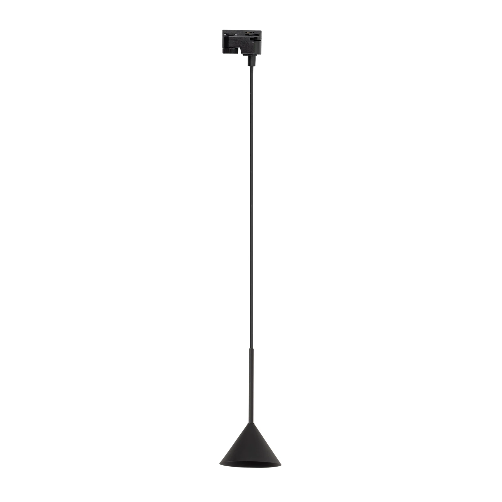 Track light 10 W – cone, black, GU10 socket