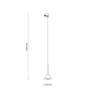 Track light 10 W – cone, black, GU10 socket - Image 2