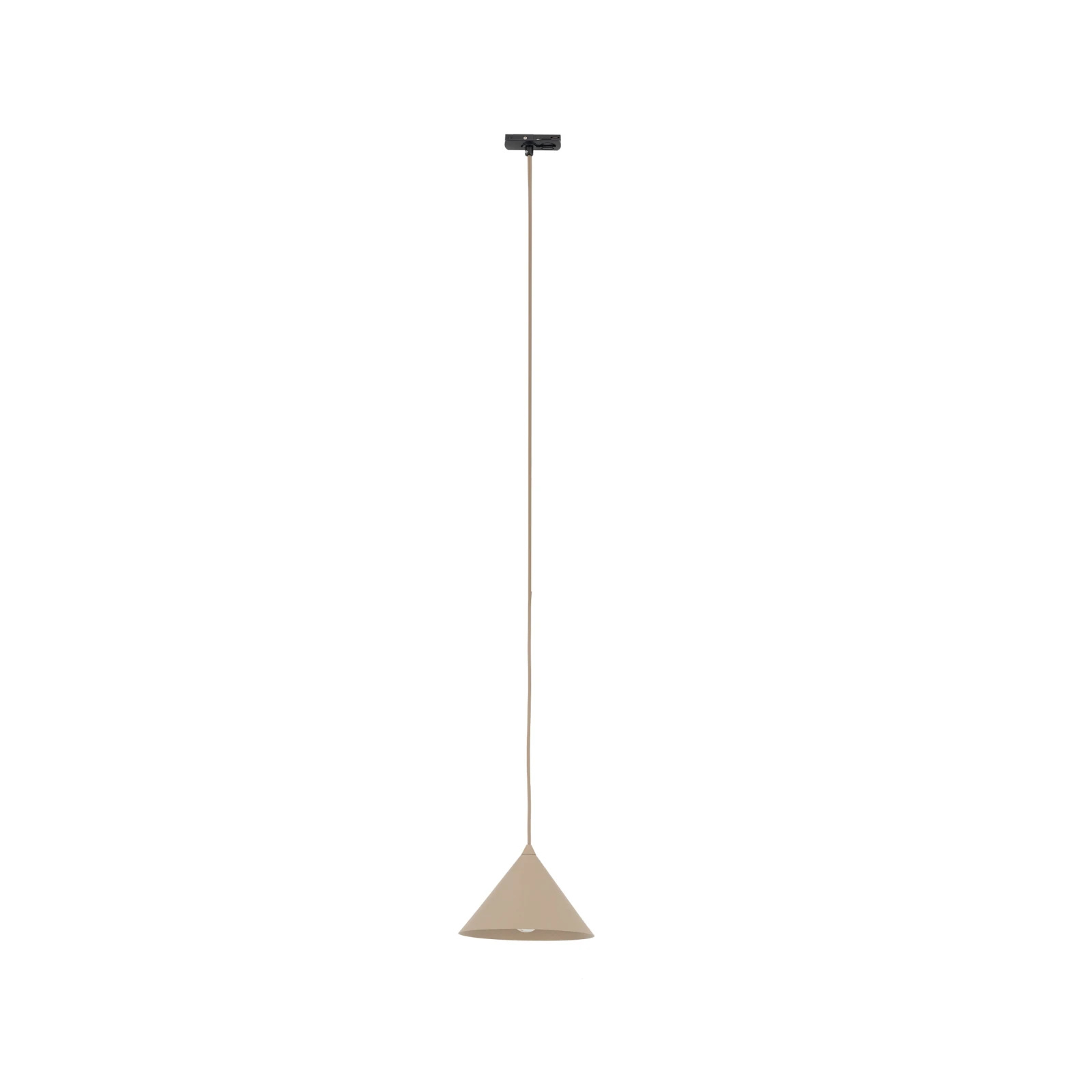 Track light 15 W – cone shade, black and beige