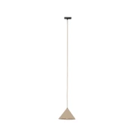 Track light 15 W – cone shade, black and beige - Image 1