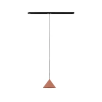 Track light 15 W – cone shade, black and brick tone - Image 5