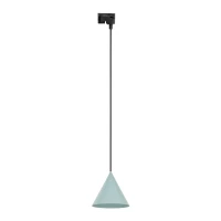 Track light E27 – conical, mint, movable light point - Image 1