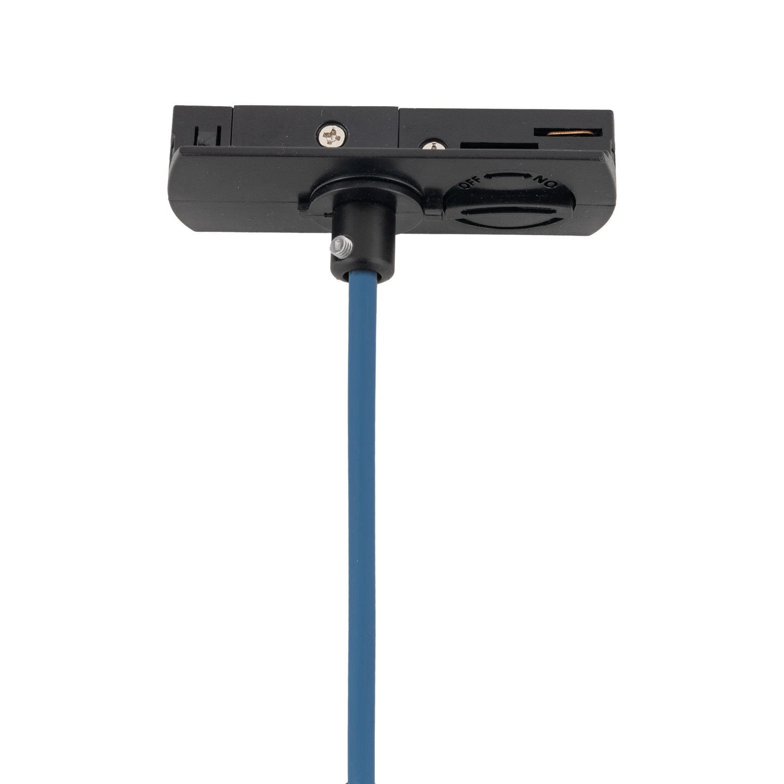 TRACER CONO 1 x E27 track light – cone shade, navy blue, movable point