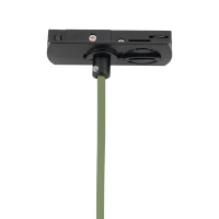 TRACER CONO 1 x E27 track light – pistachio green cone shade, movable - Image 3
