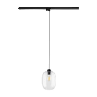 Track light 15 W – transparent, black, E27 socket - Image 4