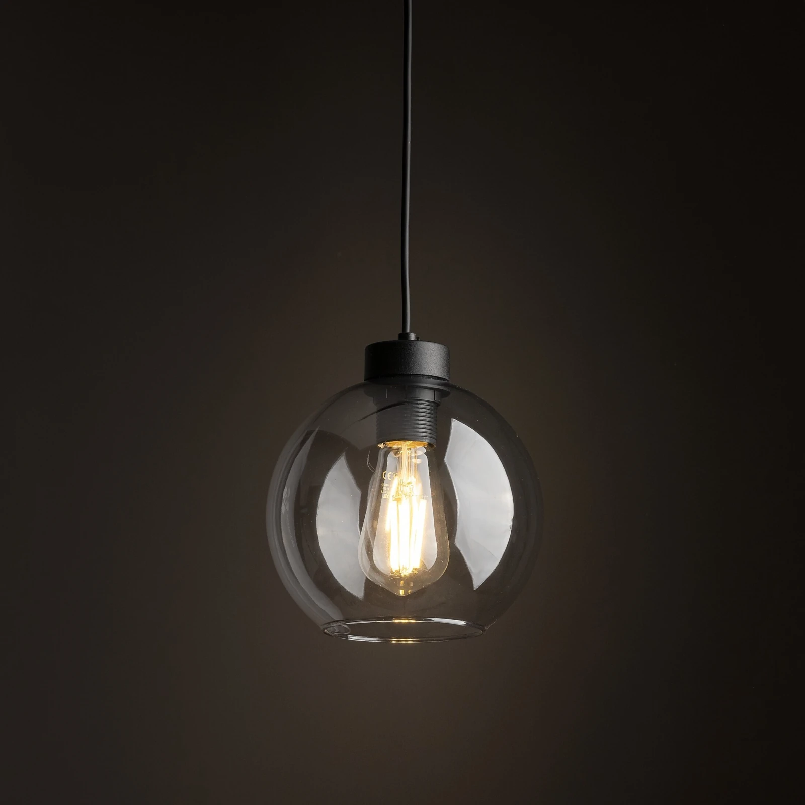 Track light 15 W – cube, black, graphite shade