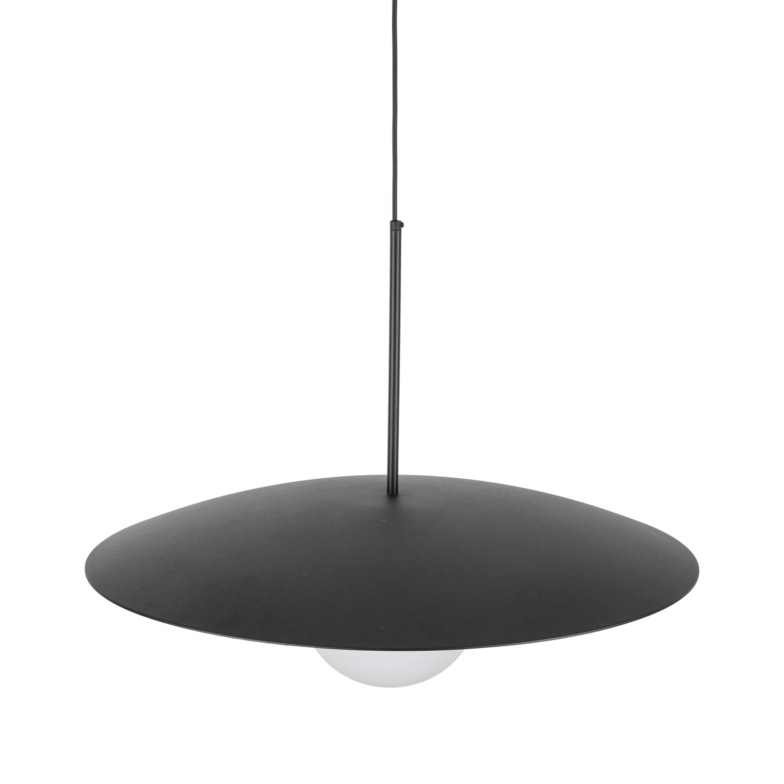 Lubinis šviestuvas SLATE BLACK GLASS 15 W, juodas, balto stiklo, E27