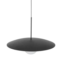 Lubinis šviestuvas SLATE BLACK GLASS 15 W, juodas, balto stiklo, E27 - Nuotrauka 17