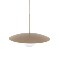 Ceiling light SLATE 15 W – sphere, beige, milky glass - Image 9