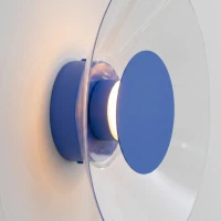 Sieninis šviestuvas 28 cm – apvalus, ultramarino, LED 3000K - Nuotrauka 5