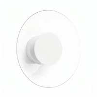 Sieninis šviestuvas 28 cm – apvalus, baltas, LED 4000K - Nuotrauka 2