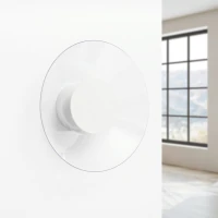 Sieninis šviestuvas 28 cm – apvalus, baltas, LED 4000K - Nuotrauka 3