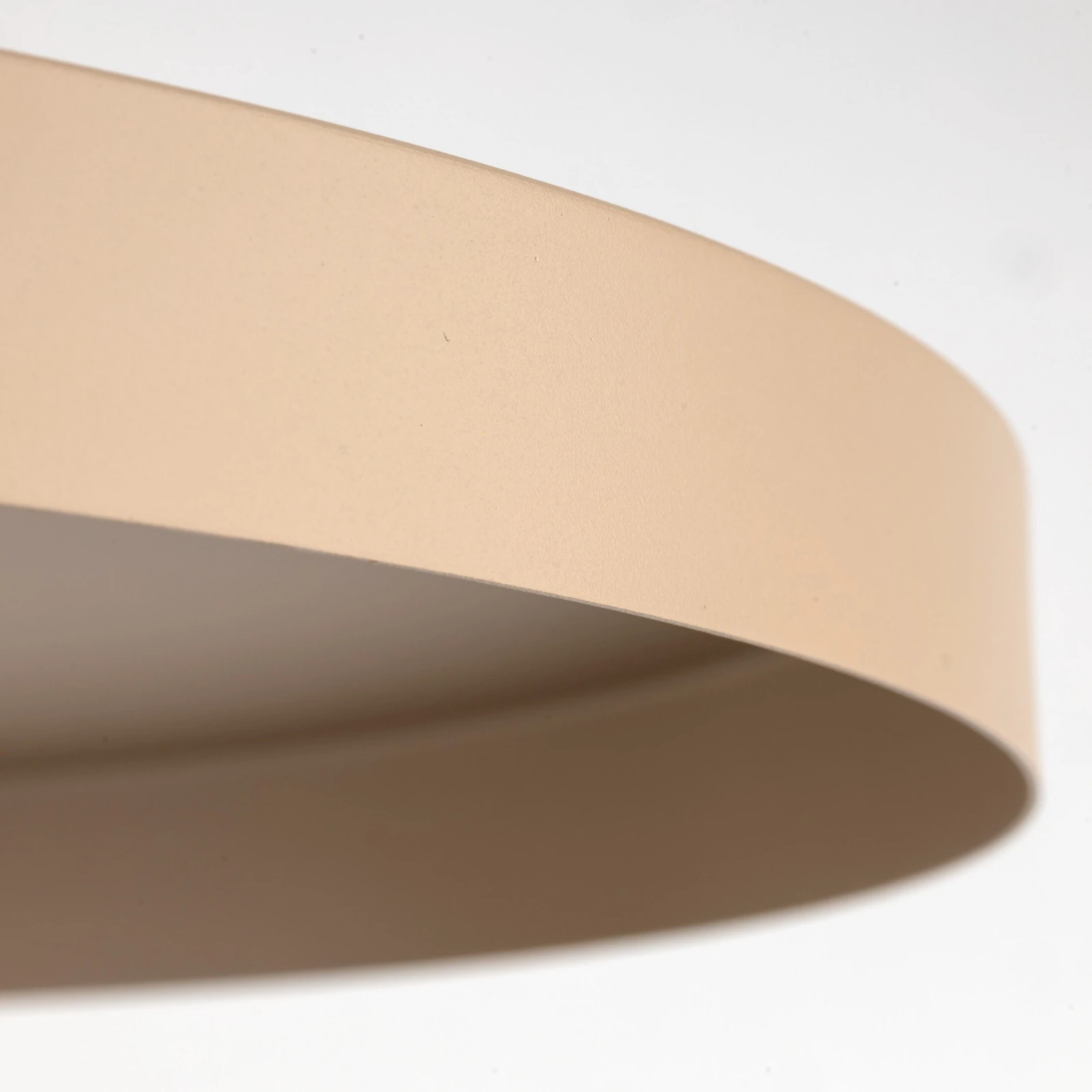 Pendant light 40 cm – round, brown and beige, E27