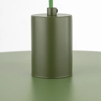 Pendant light 40 cm – round, green, E27 - Image 5
