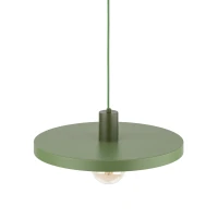 Pendant light 40 cm – round, green, E27 - Image 7