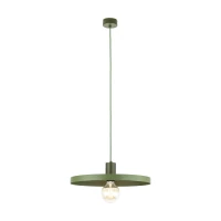 Pendant light 40 cm – round, green, E27 - Image 8