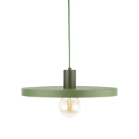 Pendant light 40 cm – round, green, E27 - Image 11