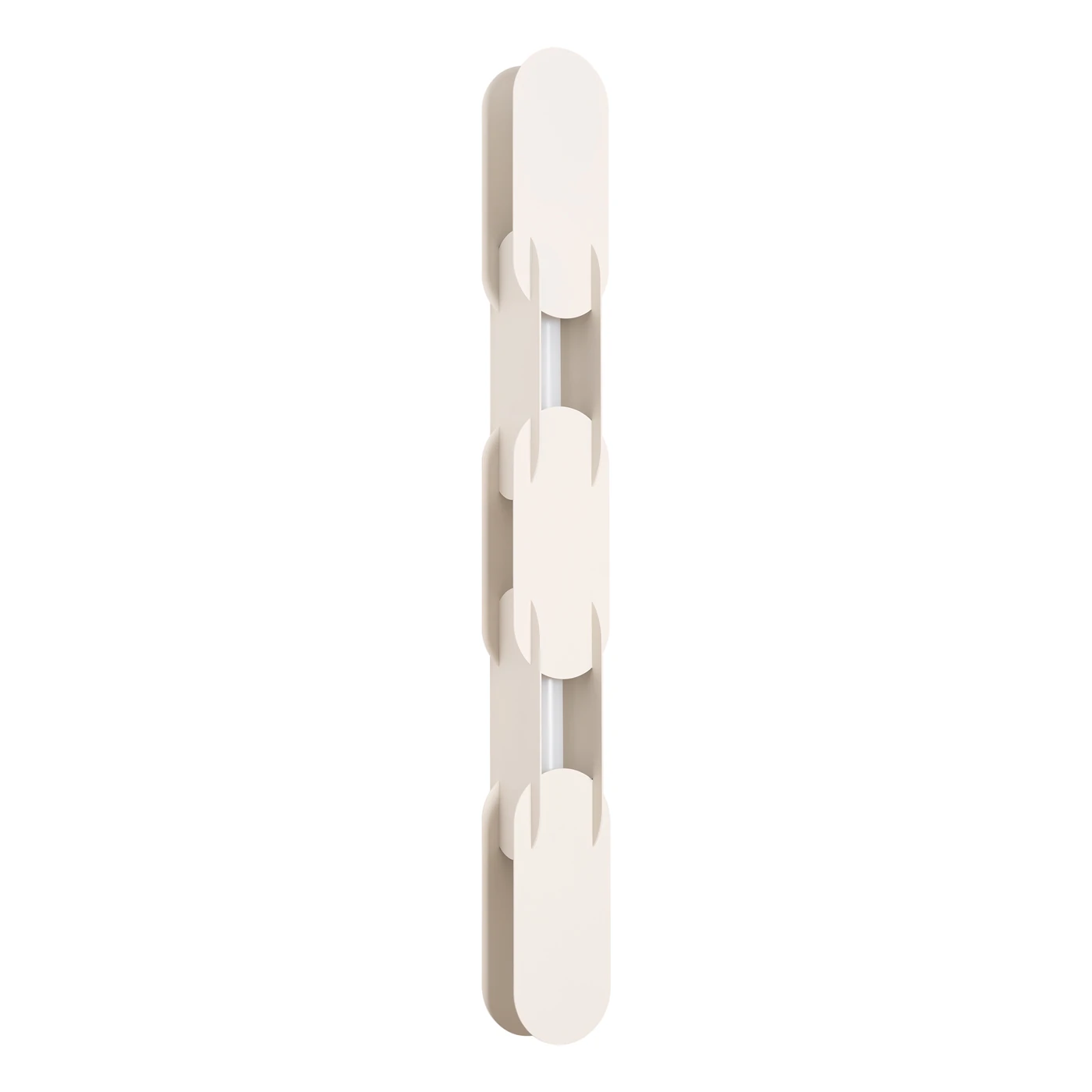 Wall lamp 91 cm – chain form, beige, DALI dimmable