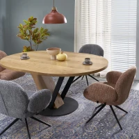 CAP pakabinamas šviestuvas, oranžinis, medžio detalė, E27 - Nuotrauka 13