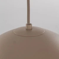 FARO pendant light – beige metal shade, classic form - Image 5