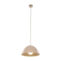 FARO pendant light – beige metal shade, classic form - Image 8