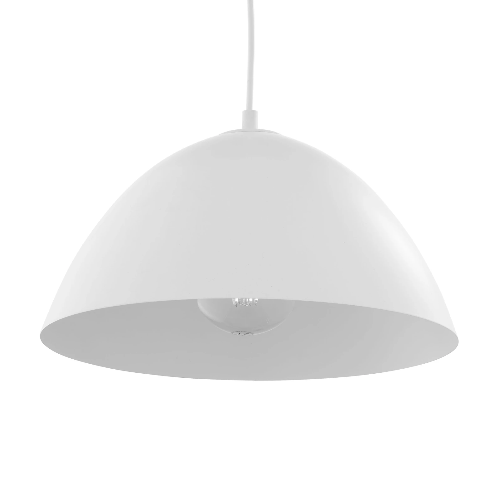 Pendant light 34 cm – white, classic shade