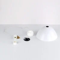 Pendant light 34 cm – white, classic shade - Image 5