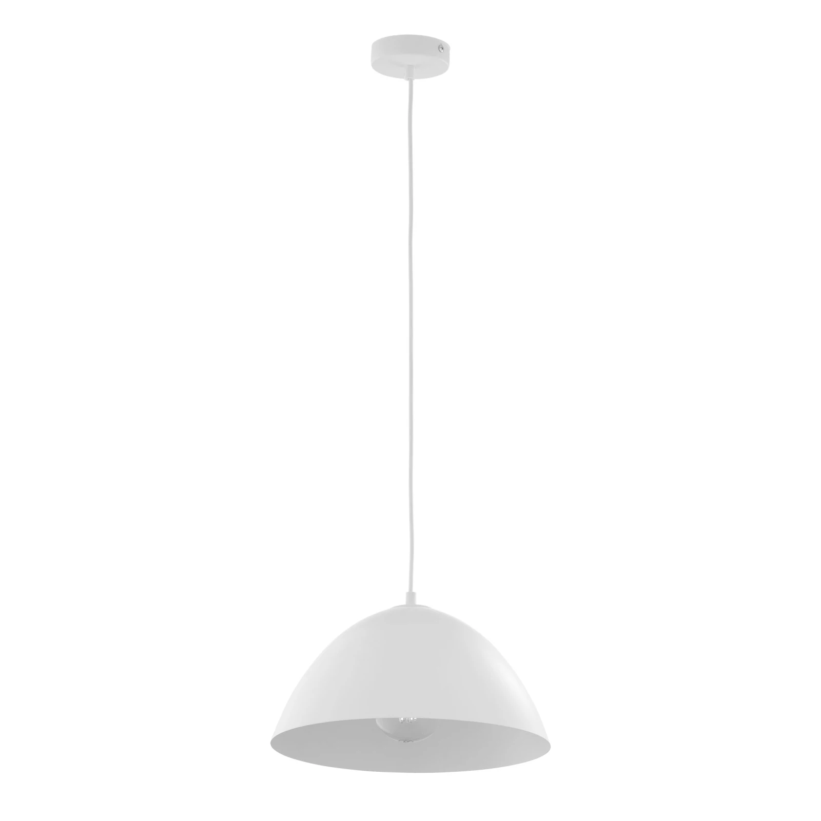 Pendant light 34 cm – white, classic shade