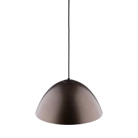 FARO 15 W pendant light – brown metal shade, classic form - Image 4