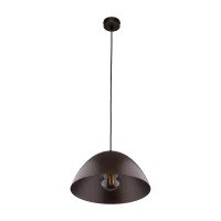 FARO 15 W pendant light – brown metal shade, classic form - Image 6