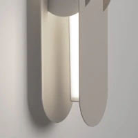 Sieninis šviestuvas 91 cm – linijinis, smėlio, CRI98 LED - Nuotrauka 4