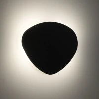 Wall light 2x8 W – stone shape, black, G9 - Image 3