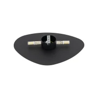 Wall light 2x8 W – stone shape, black, G9 - Image 9