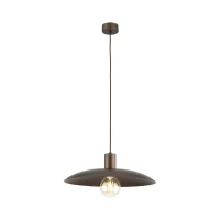 ASTRA 15 W pendant light – round brown E27 shade - Image 5