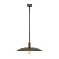 ASTRA 15 W pendant light – round brown E27 shade - Image 7