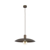 ASTRA 15 W pendant light – round brown E27 shade - Image 2