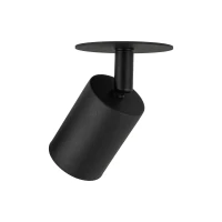 Recessed wall light 10 W – round, black, GU10 adjustable - Image 6
