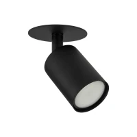 Recessed wall light 10 W – round, black, GU10 adjustable - Image 2