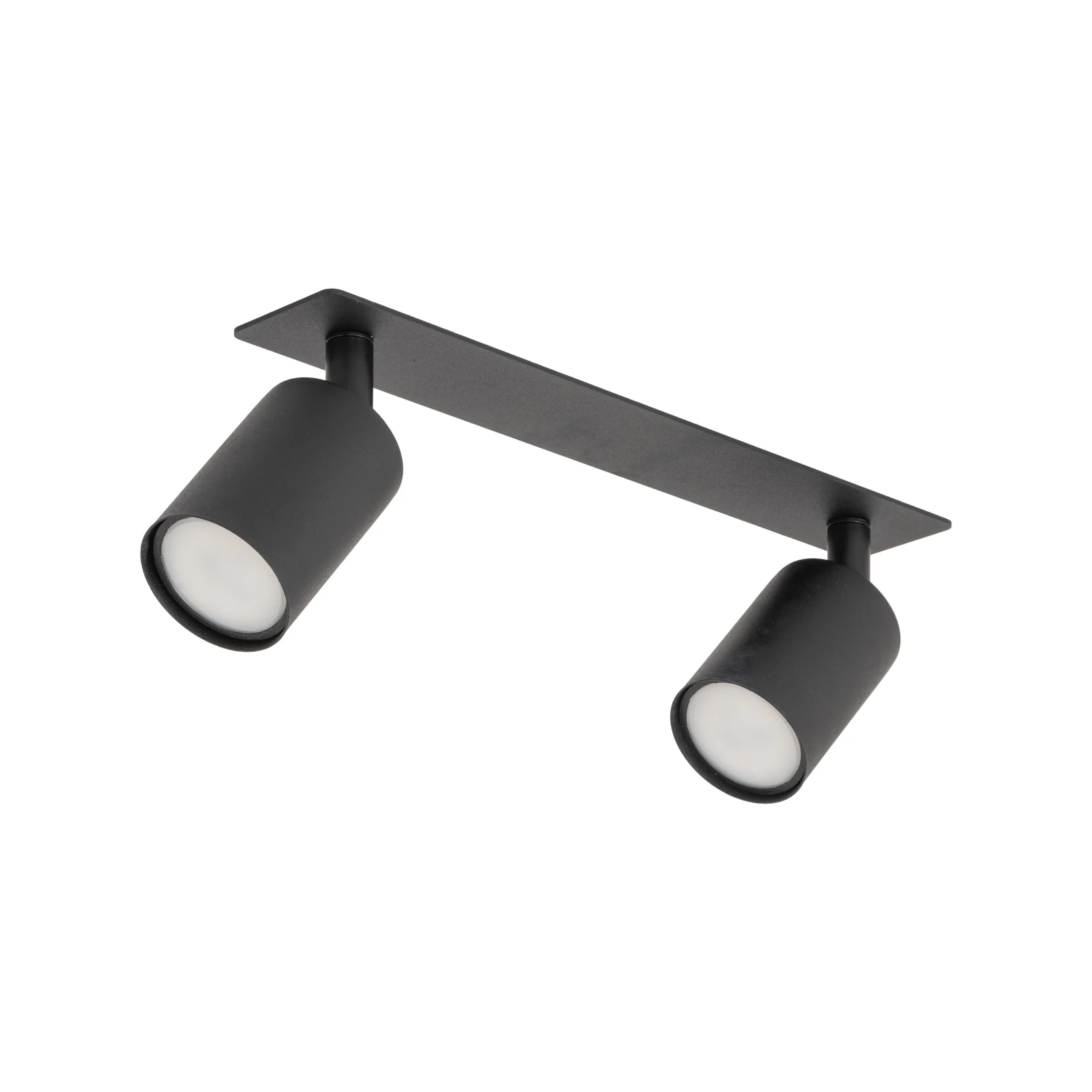 Recessed ceiling light 2 x 10 W – linear, black, GU10